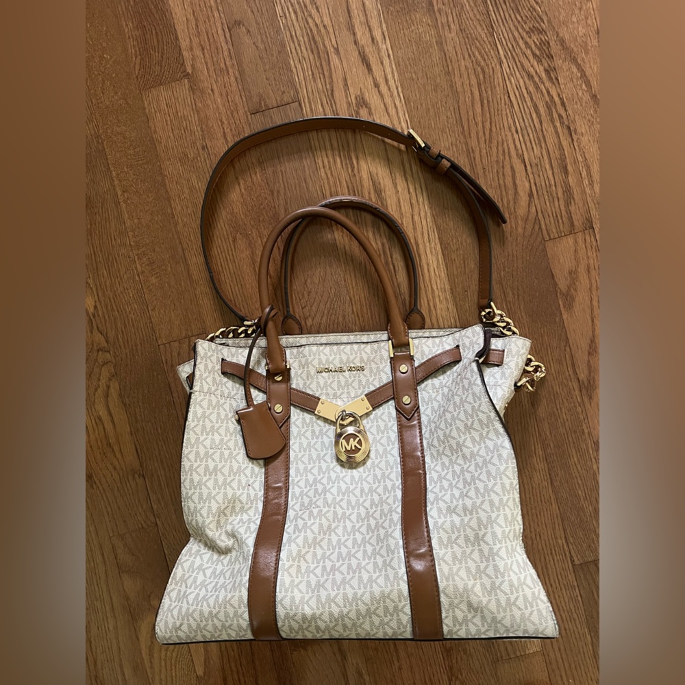 Michael Kors brown/tan purse